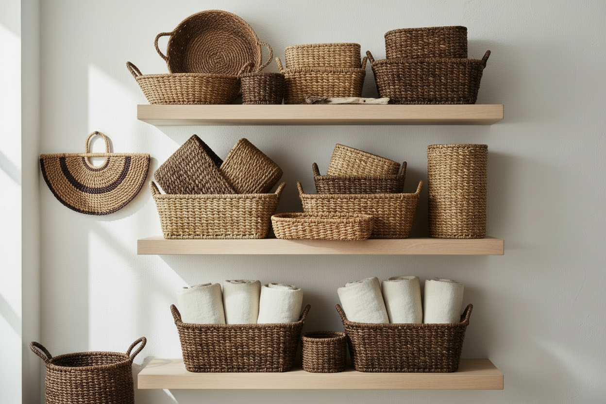 Baskets, Cane, Rattan, and Bamboo