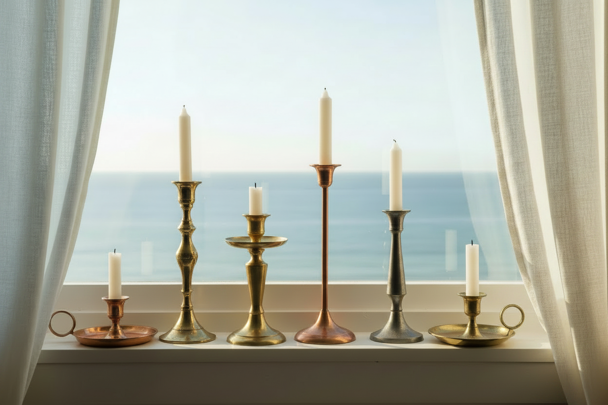 Varied Coastal Candle Holders