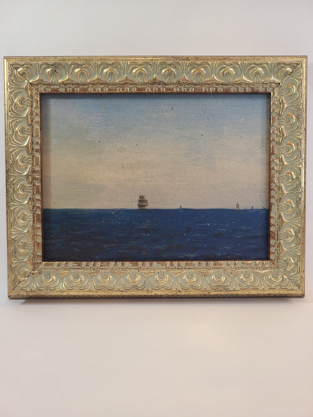 Framed Print of the painting Atlanterhavet by Norwegian artist Amaldus Nielsen.
