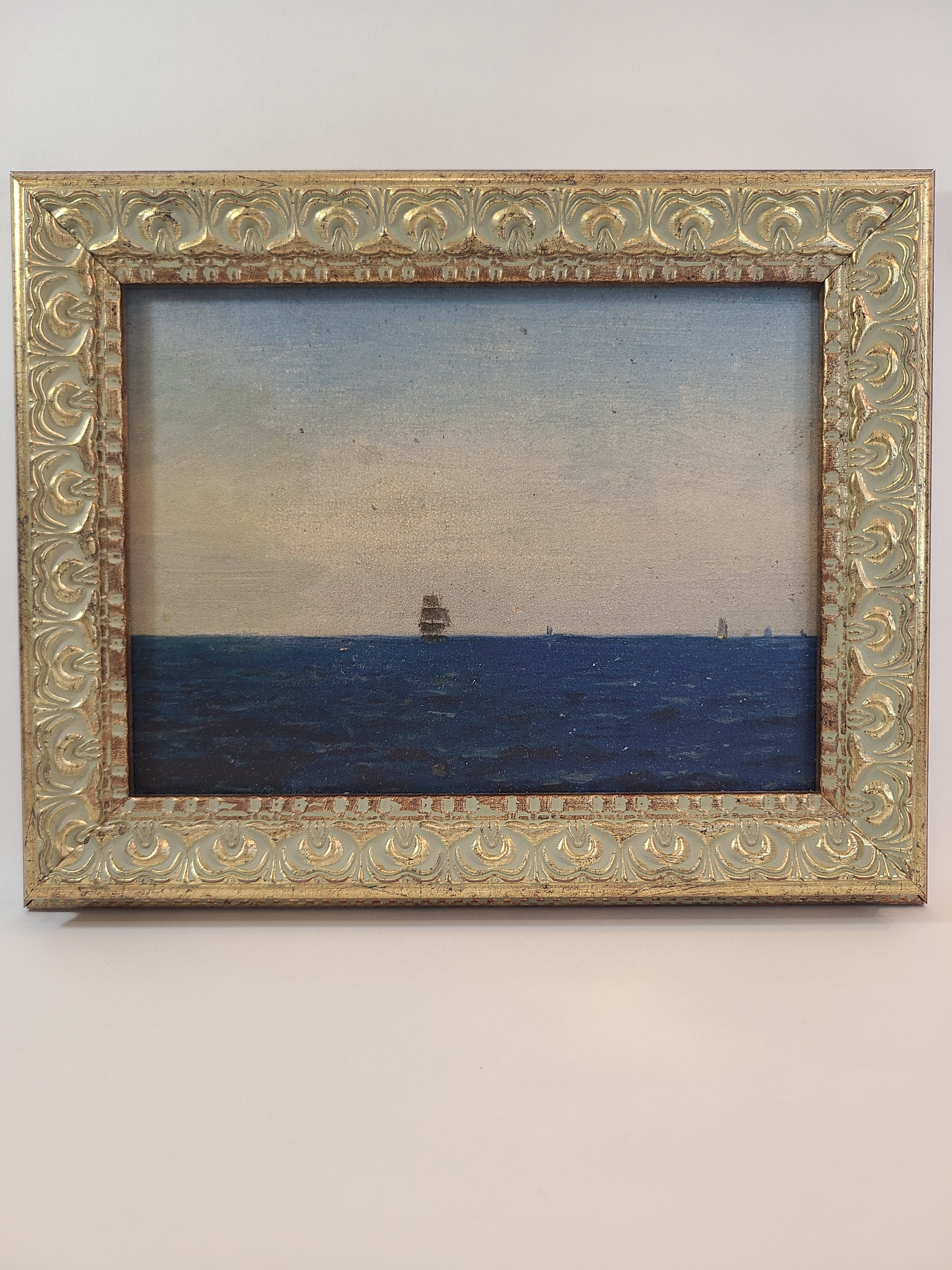 Framed Print of the painting Atlanterhavet by Norwegian artist Amaldus Nielsen.
