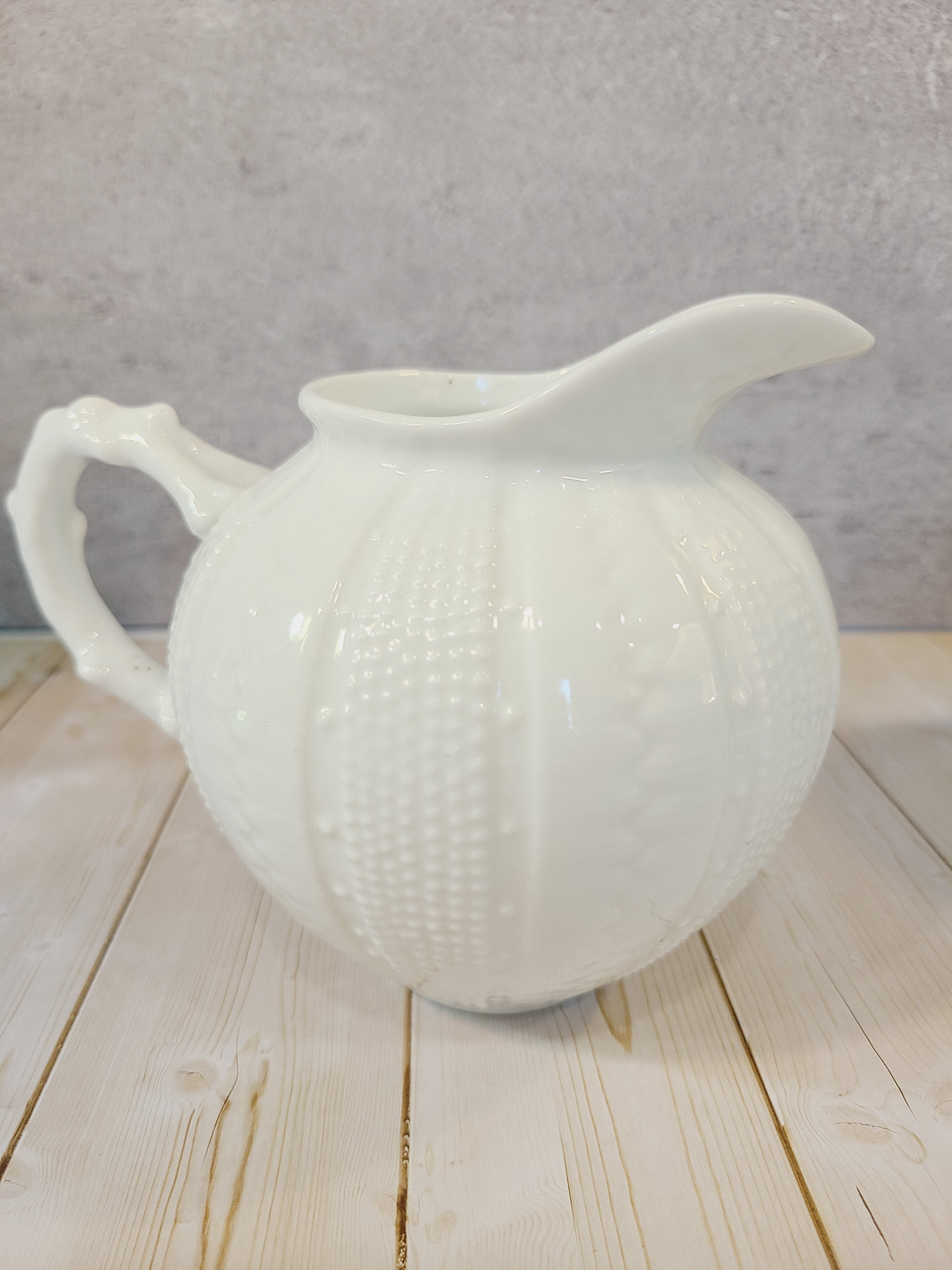 Vintage Paris Royal pitcher or creamer with sea urchin design.